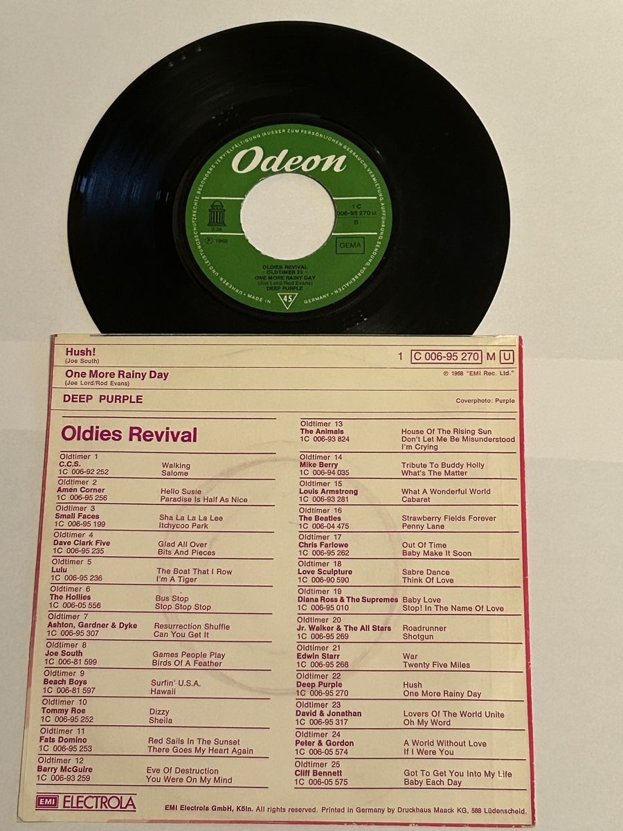 Dischi in vinile: Deep Purple. 1974. Hush! – Usato da Faulensee venduto da Mizuno06 2