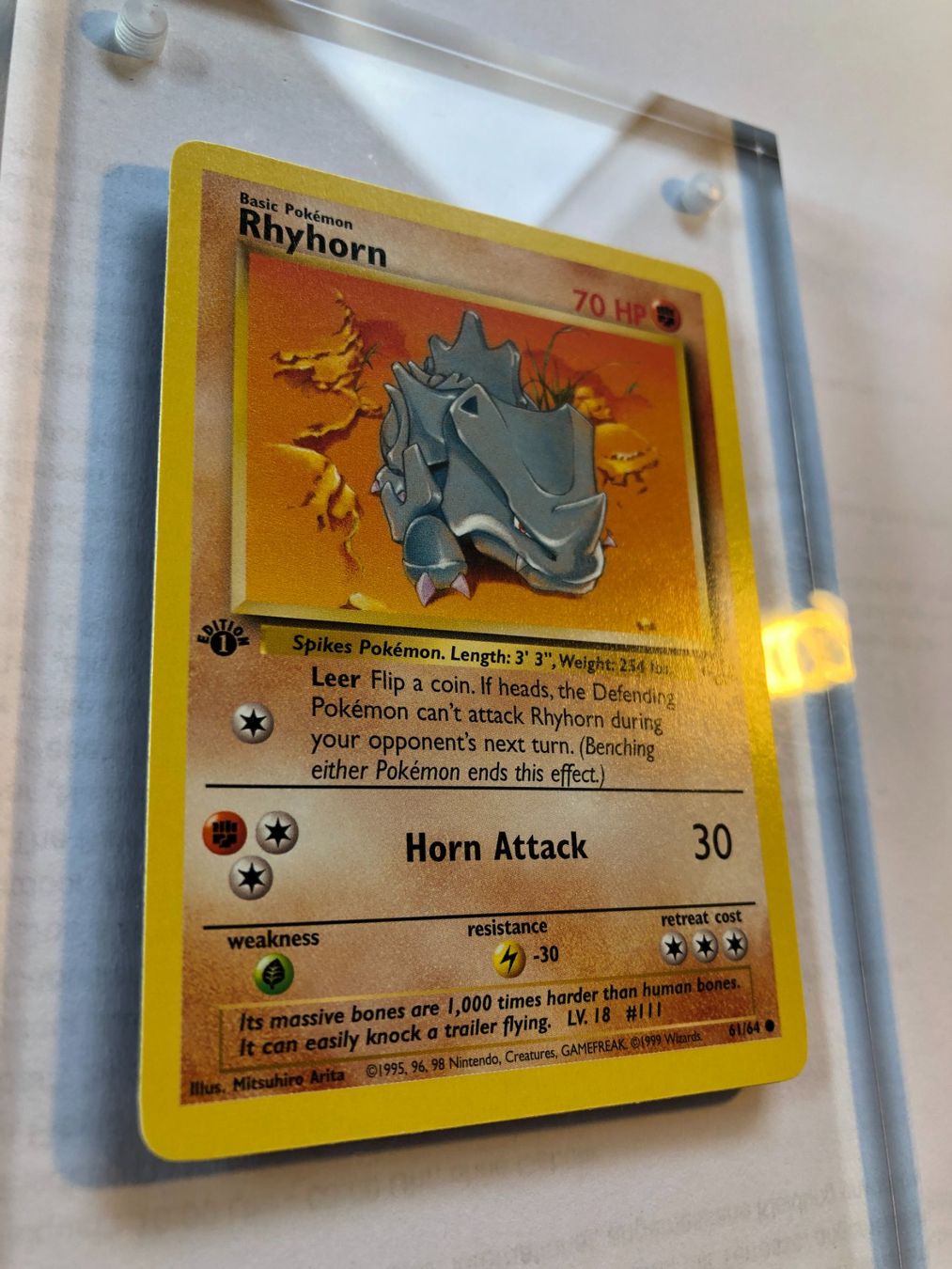 Carte collezionabili: Rhyhorn 1st Jungle - MINT - ab 1.- – Usato da Giubiasco venduto da dan_pr8b 1