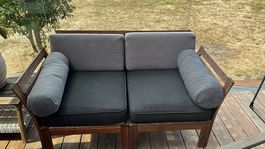 Gartensofa Holz (IKEA)