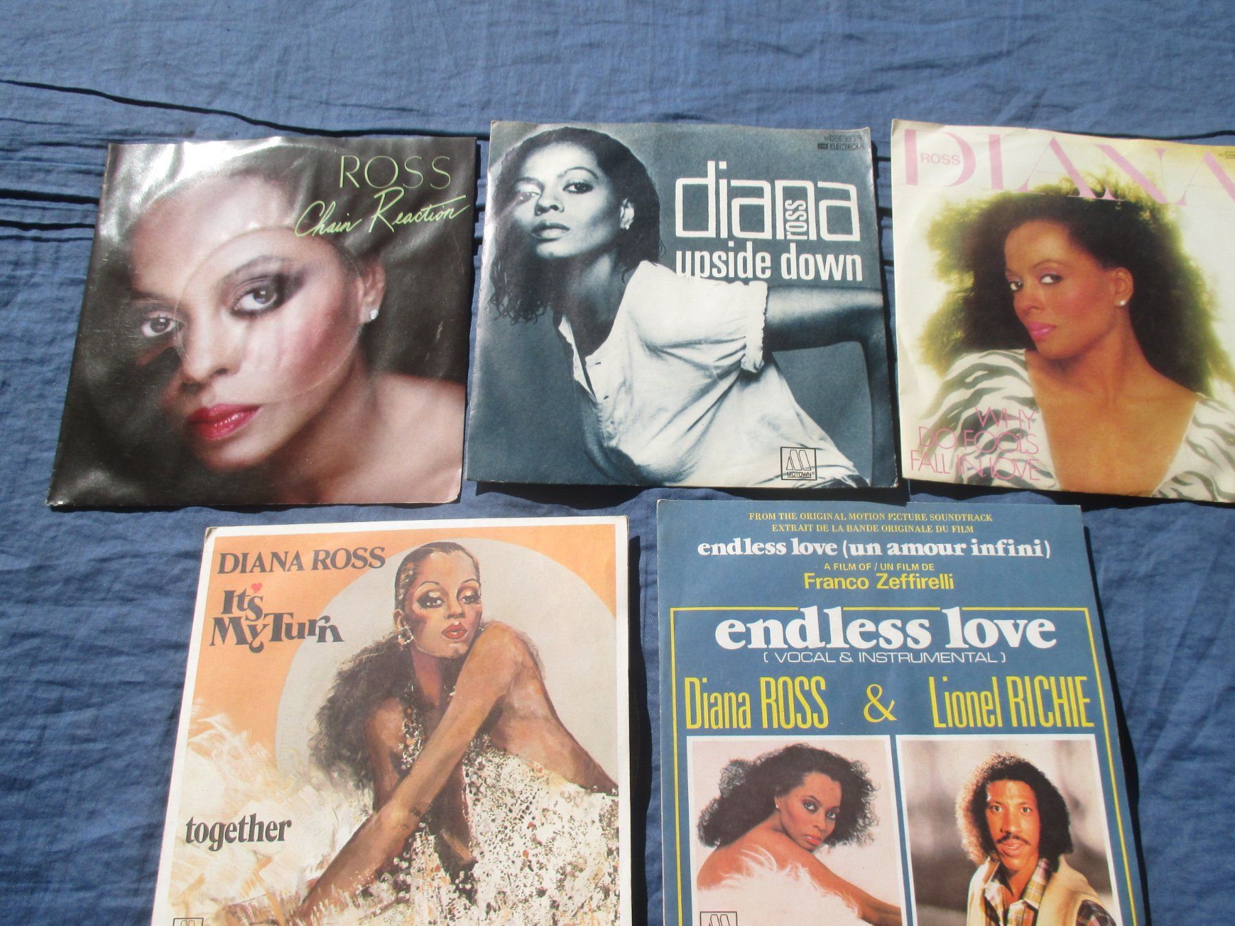 Vinyles: lot de 5 disques Diana Ross – D'occasion à Colombier NE par Nevenma