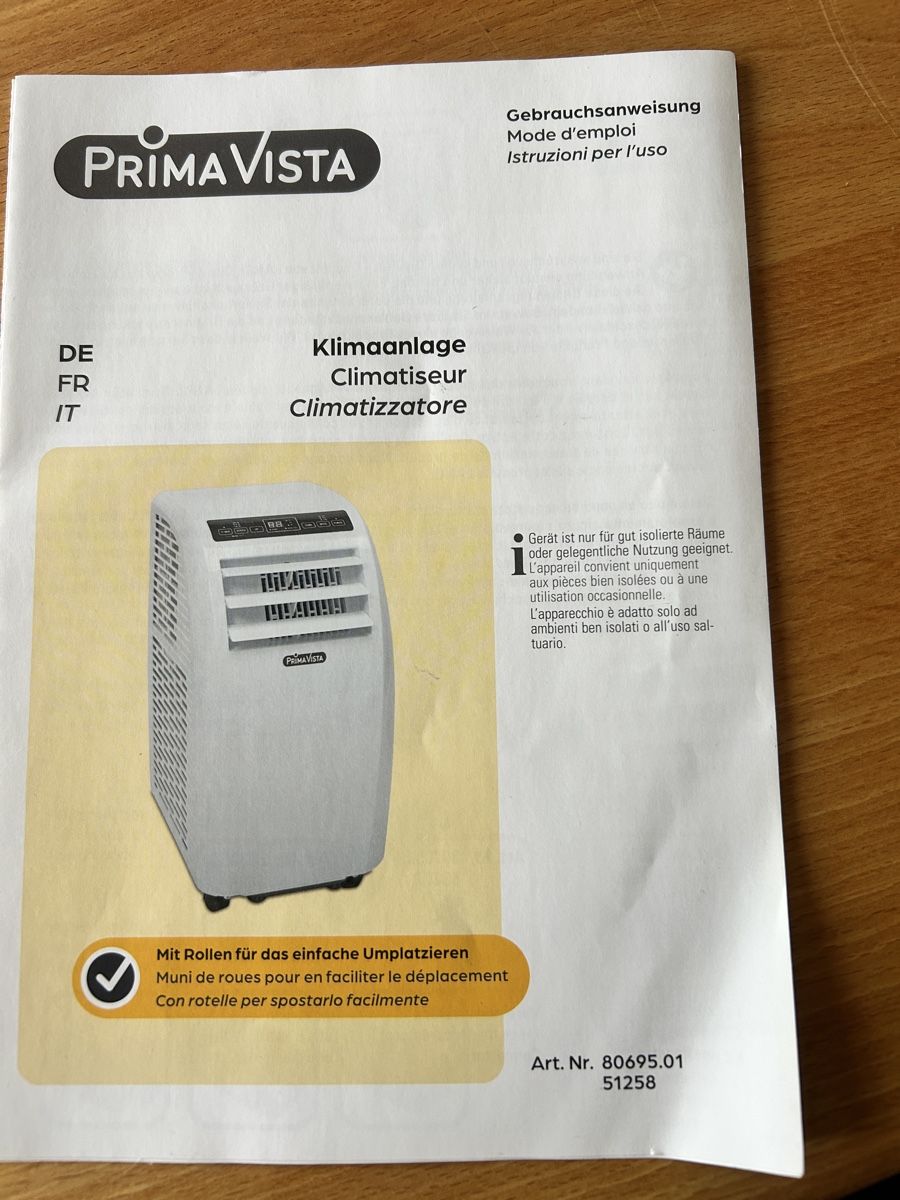 Climatiseurs: Klimagerät Prima Vista – D'occasion à Oberdorf BL par Superschumi