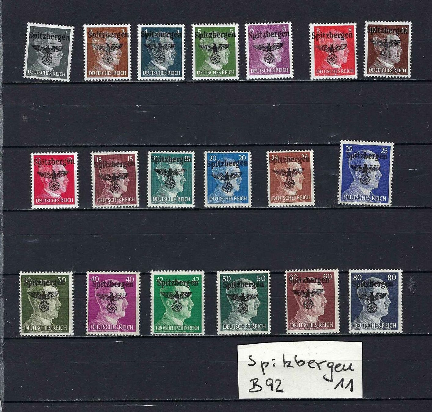 Tutti i francobolli: Besetzung Spitzbergen ** – Nuovo e nell'imballaggio originale da Altstätten SG venduto da Nandodax