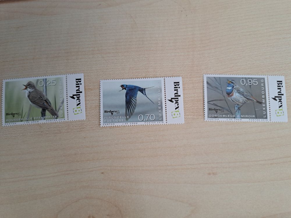 Tutti i francobolli: Luxemburg 2018 Mi. Nr. 2168-2170 und 2188-2192 postfrisch – Nuovo (secondo la descrizione) da Wetzikon ZH venduto da jse_xnn6 1