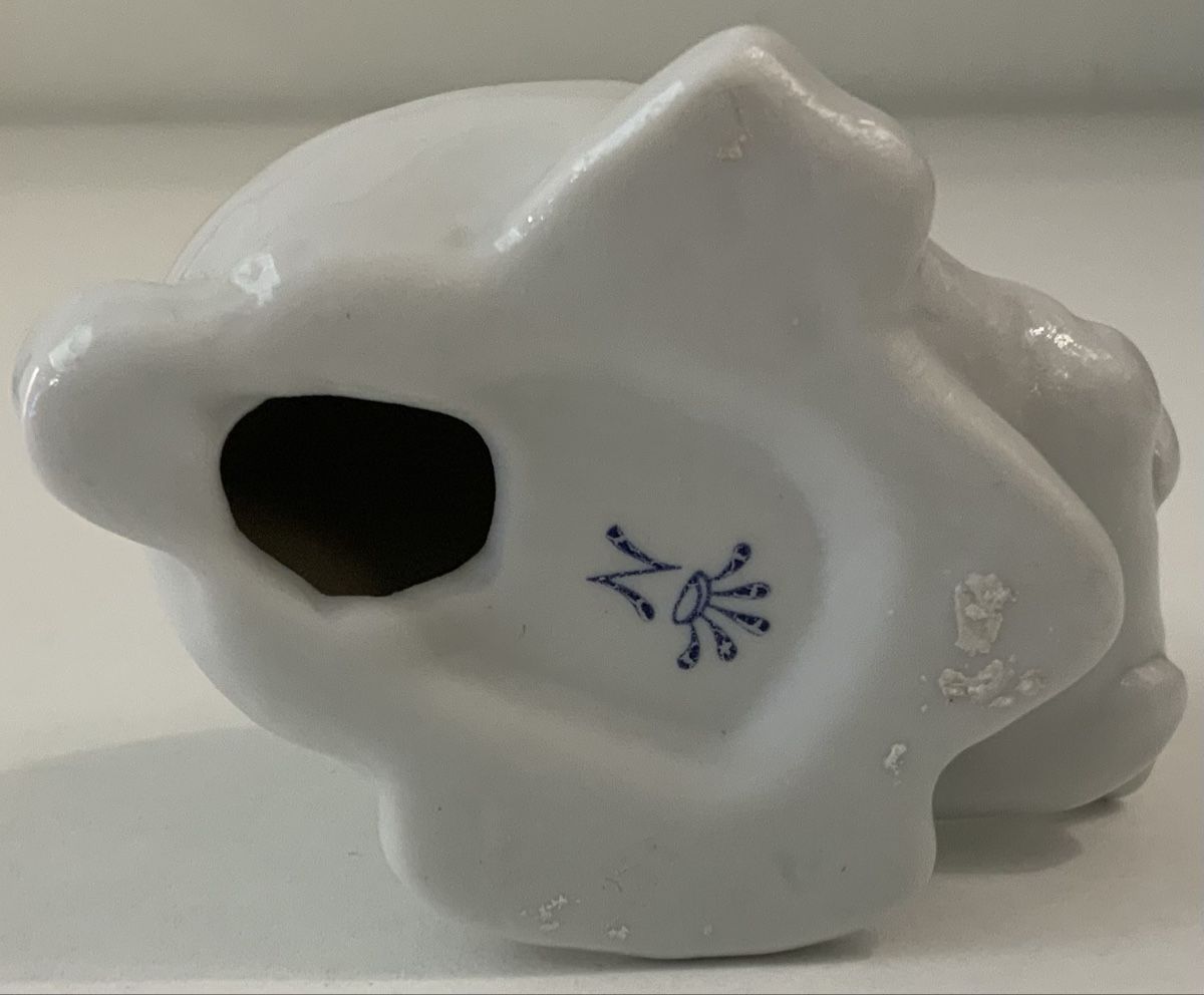 Statuette: Lapin en porcelaine Capodimonte – Usato da rolle venduto da Tontonjulot 2