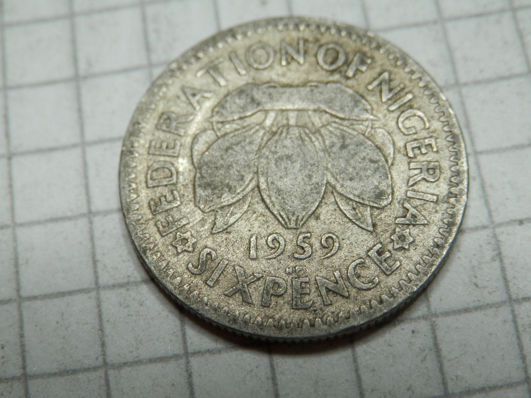 Tutti le monete: Nigeria 6 Pence, 1959 – Usato da Weiach venduto da weiach81 1