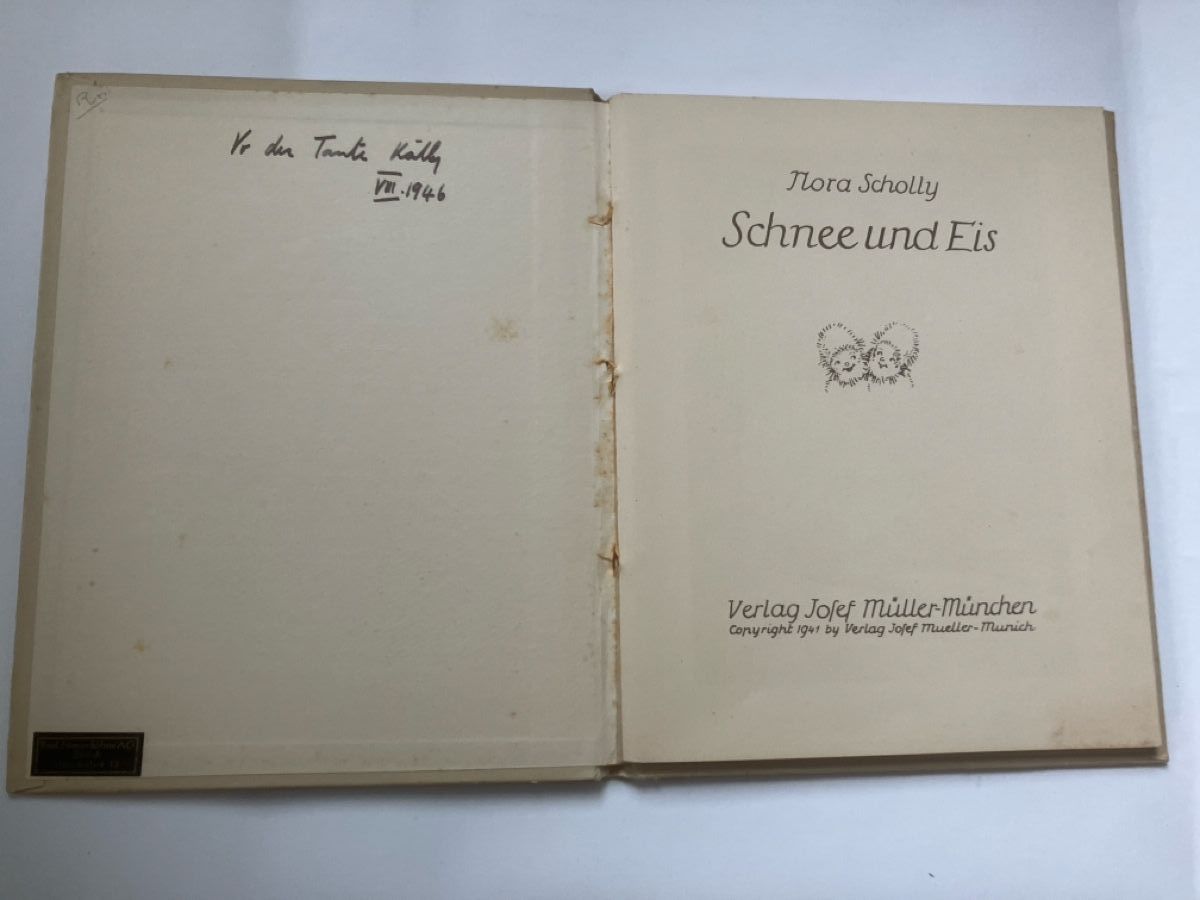 Libri: Schnee und Eis Nora Scholly – Usato da ZUERICH venduto da Carolus1 1