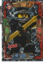 TCG NINJAGO TRADING CARD SERIE 1 # 023 COLE FOIL