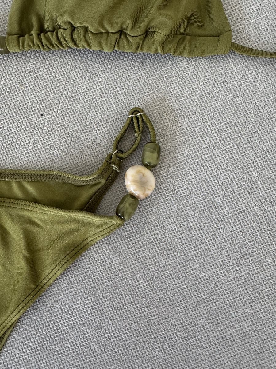 Maillots de bain & Bikinis: Neu: Zweiteiliger Khaki-Bikini, gr L – Neuf avec emballage d'origine à Granges VS par rvn 2