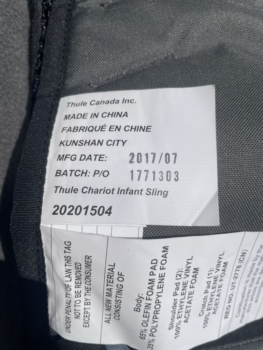Thule Rimorchi: Chariot Infant Sling Babysitz – Usato da Höri venduto da LucaSomma 2