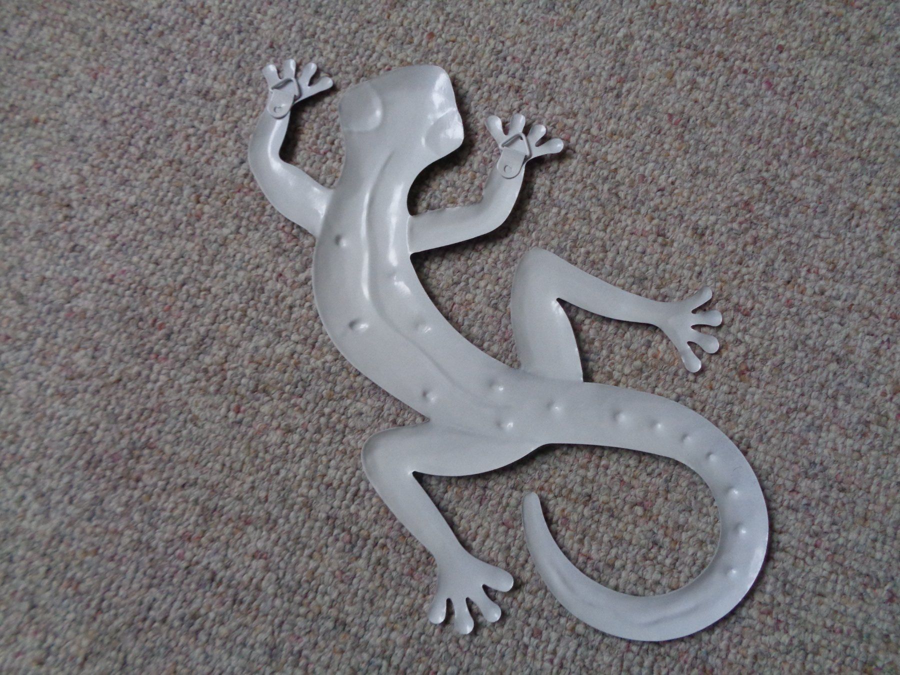Statuette: Gecko farbig Metall (30 cm) – Nuovo e nell'imballaggio originale da Langenbruck venduto da Gumsi 4