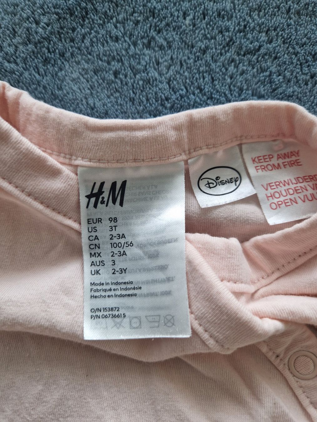 H&M Pigiama & Simili: Kurzarm Pyjama grösse 98 Minnie Mouse – Usato da Heimberg venduto da Eleanor20 1