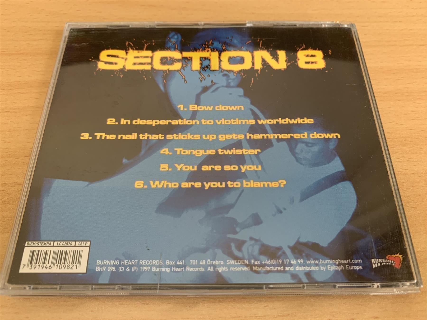 CD: Section 8 – Section 8 – Usato da Rikon im Tösstal venduto da Alpenmutz 1