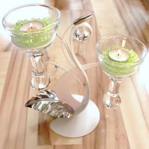 Altro per la casa: Bougeoir métal et verre, double – Nuovo e nell'imballaggio originale da Marsens venduto da carobazar