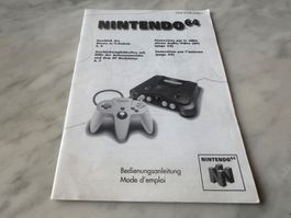 ANLEITUNG FÜR NINTENDO 64 KONSOLE