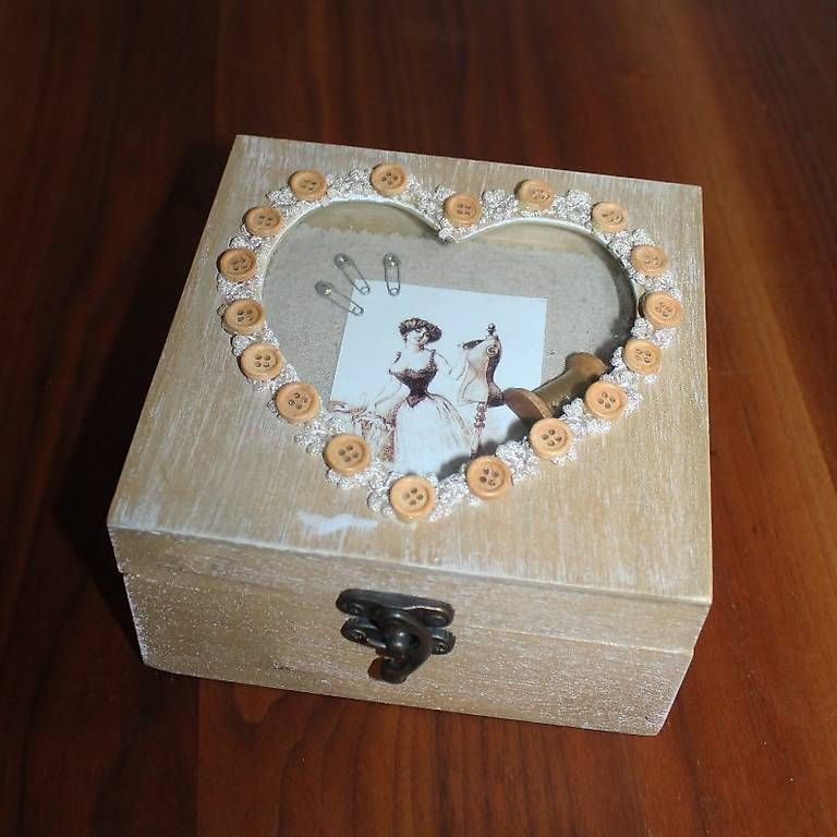 Tutte le decorazioni: kleine Nähbox shabby chic – Nuovo (secondo la descrizione) da Weggis venduto da daisyflower
