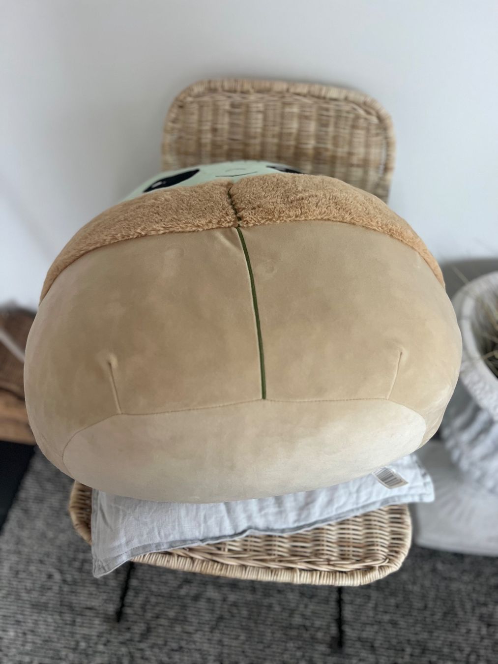 Squishmallows Giocattoli: Riesen Squishmallow Star Wars Yoda 55cm – Usato da Lufingen venduto da bombolulu 2