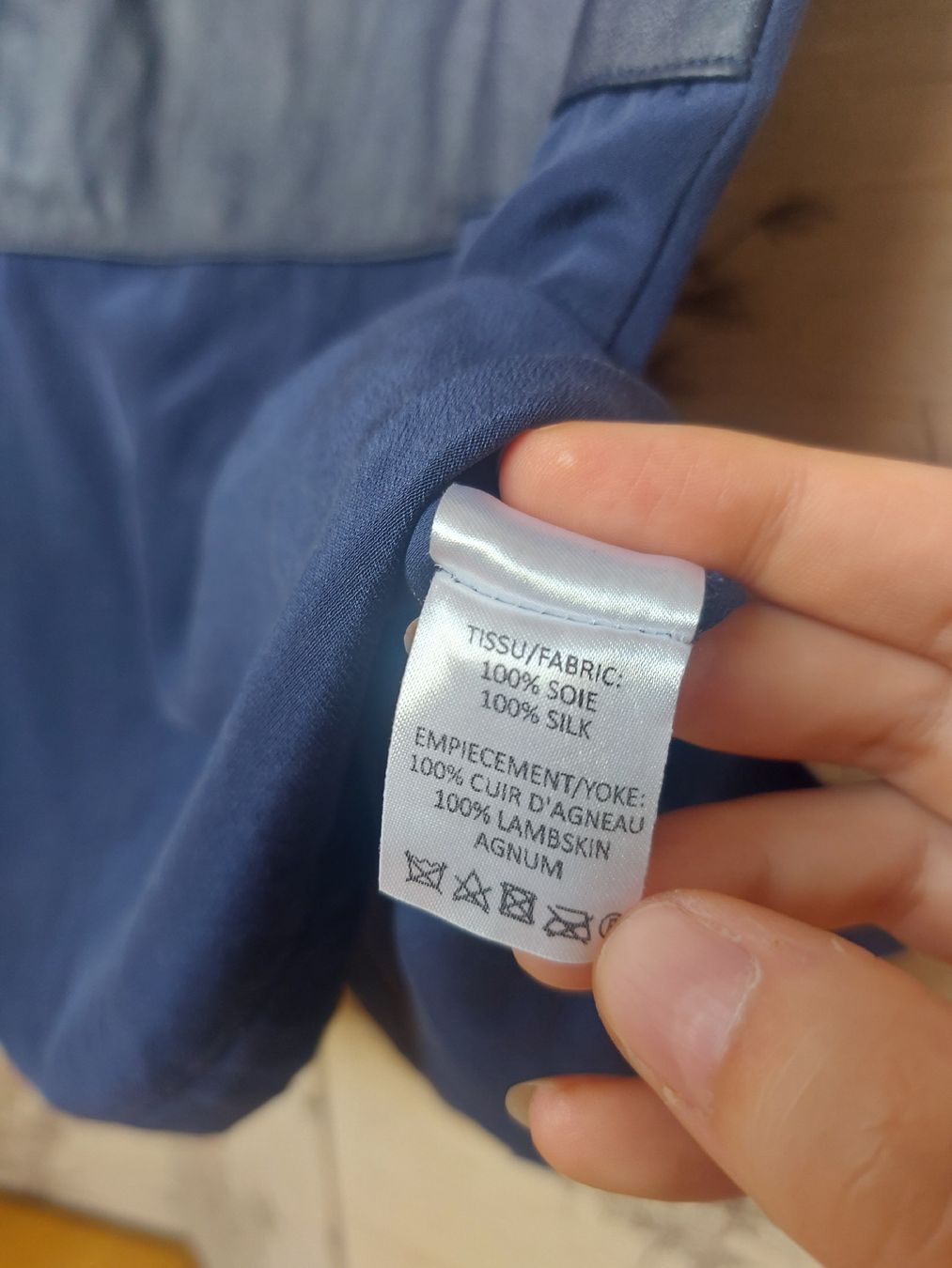 Max & Moi Top: Top Max & Moi 100% soie - T. M – Usato da Lausanne venduto da Super-cerise 4