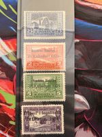 Quatre timbres Albanie 1924-1925 bon état