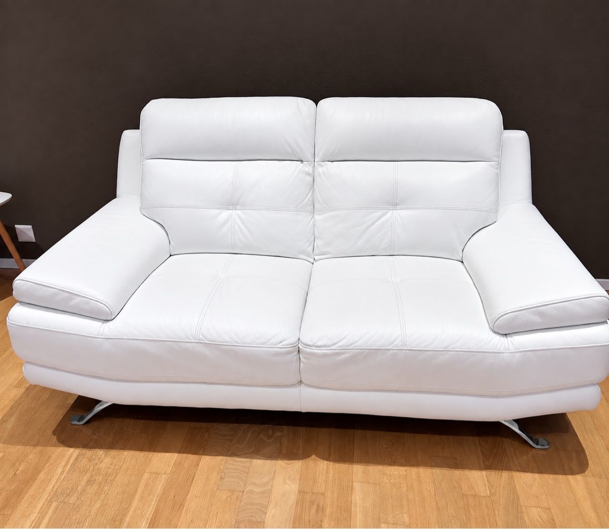 Divani: 2-er Sofa Leder weiss, 90x175 cm – Usato da Fehraltorf venduto da Caballero 2