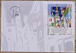 Luxus-Bogen "Naba 2000" mit Ersttagsstempel 1999