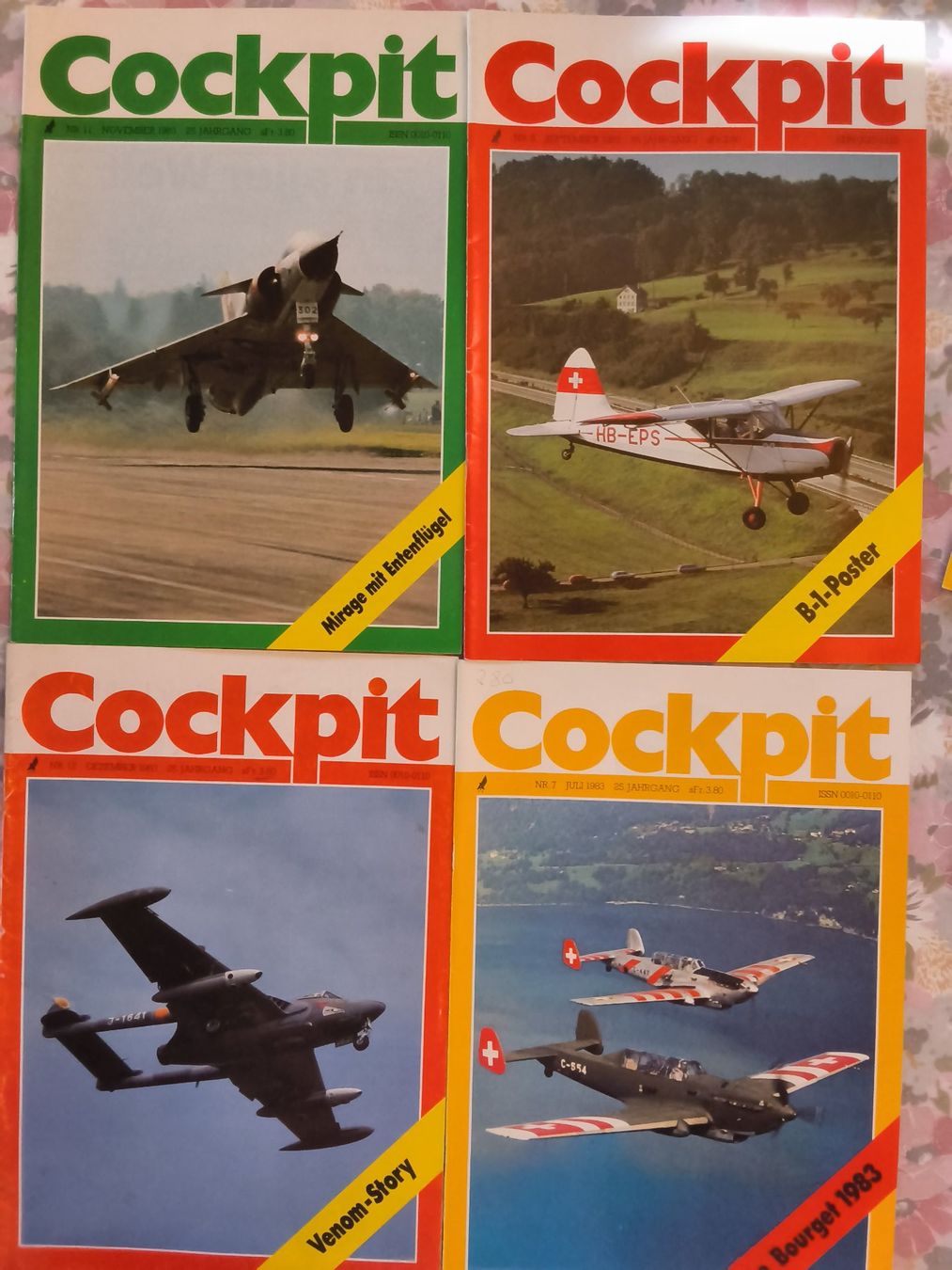 Riviste & Magazine: COCKPIT Luftfahrt Magazin,  einzelne Hefte 1983 – Usato da Hallau venduto da histoiremerveilleuse 1