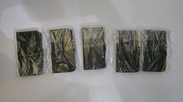 5er Set - Wallet Cover für iPhone 5 / 5s / SE 2016