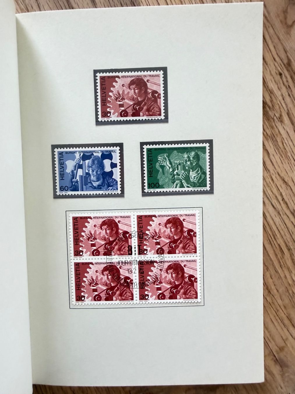 Tutti i francobolli: CHF 7.30 Frankaturware: PTT-Heft, 1975 **/gest. – Usato da Oberuzwil venduto da Deafgrischa 5