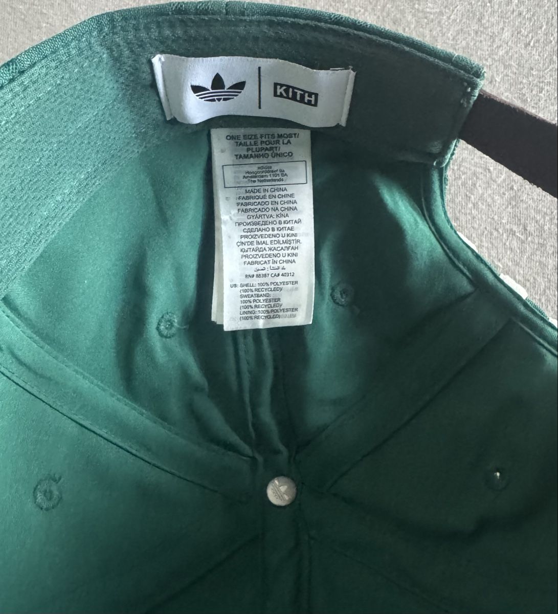 Copricapi, berretti & cappellini: Casquette Adidas x Kith verte - taille unique - – Nuovo (secondo la descrizione) da Colombier NE venduto da the_yq7x 6