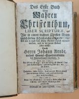 Das Erste Buch vom Wahren Christenthum, Johann Arndt, 1734