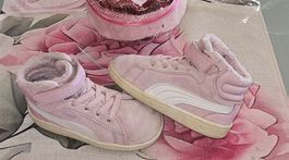 Puma Mädchen Schuhe Gr. 24 Rosa Hohe Sneakers Schuhe