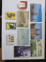Kühlschrankmagnet Sammlung: Hamburg, Lübeck, Schweden usw