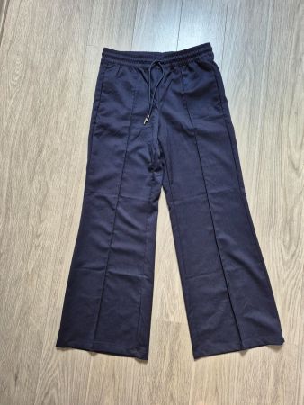 H & M - Dunkelblaue Stoffhose Grösse XS