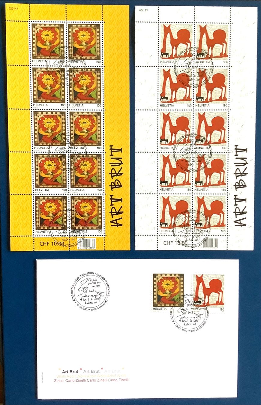 Tutti i francobolli: 2007 / FDC + Bogensatz ET - Art Brut – Nuovo (secondo la descrizione) da Liestal venduto da Skunk02