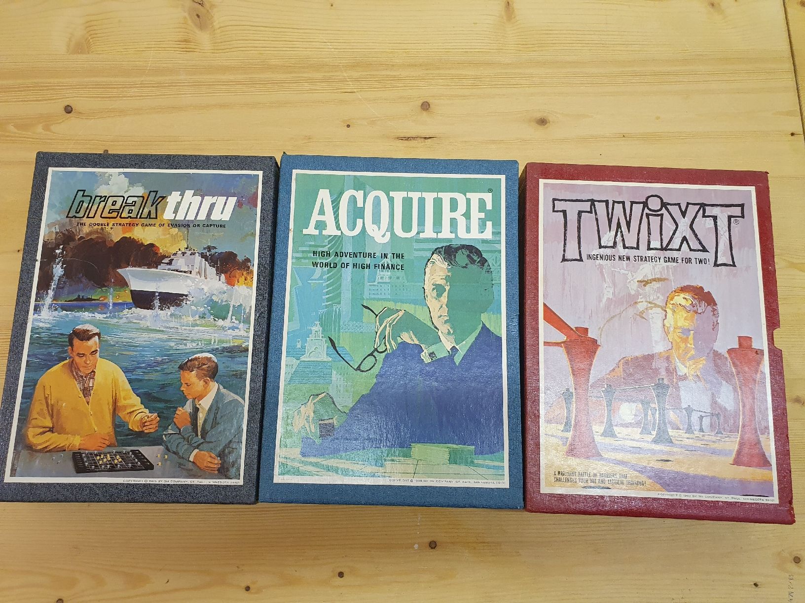 Giochi: 3M Bookshelf Games Konvolut Acquire, Twixt, Breakthru – Usato da Rüedisbach venduto da hanaku