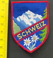 Schweiz Berge Edelweiss Aufnäher, neuwertig