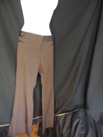 pantalon droit brun