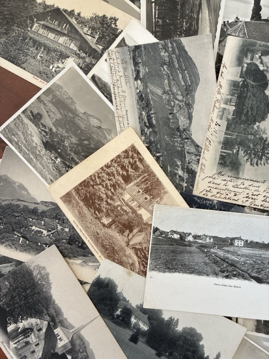 Cartes postales: 55 Ansichtskarten Schweiz diverse von der Westschweiz  – D'occasion à Oftringen par Cla.vD.74 1