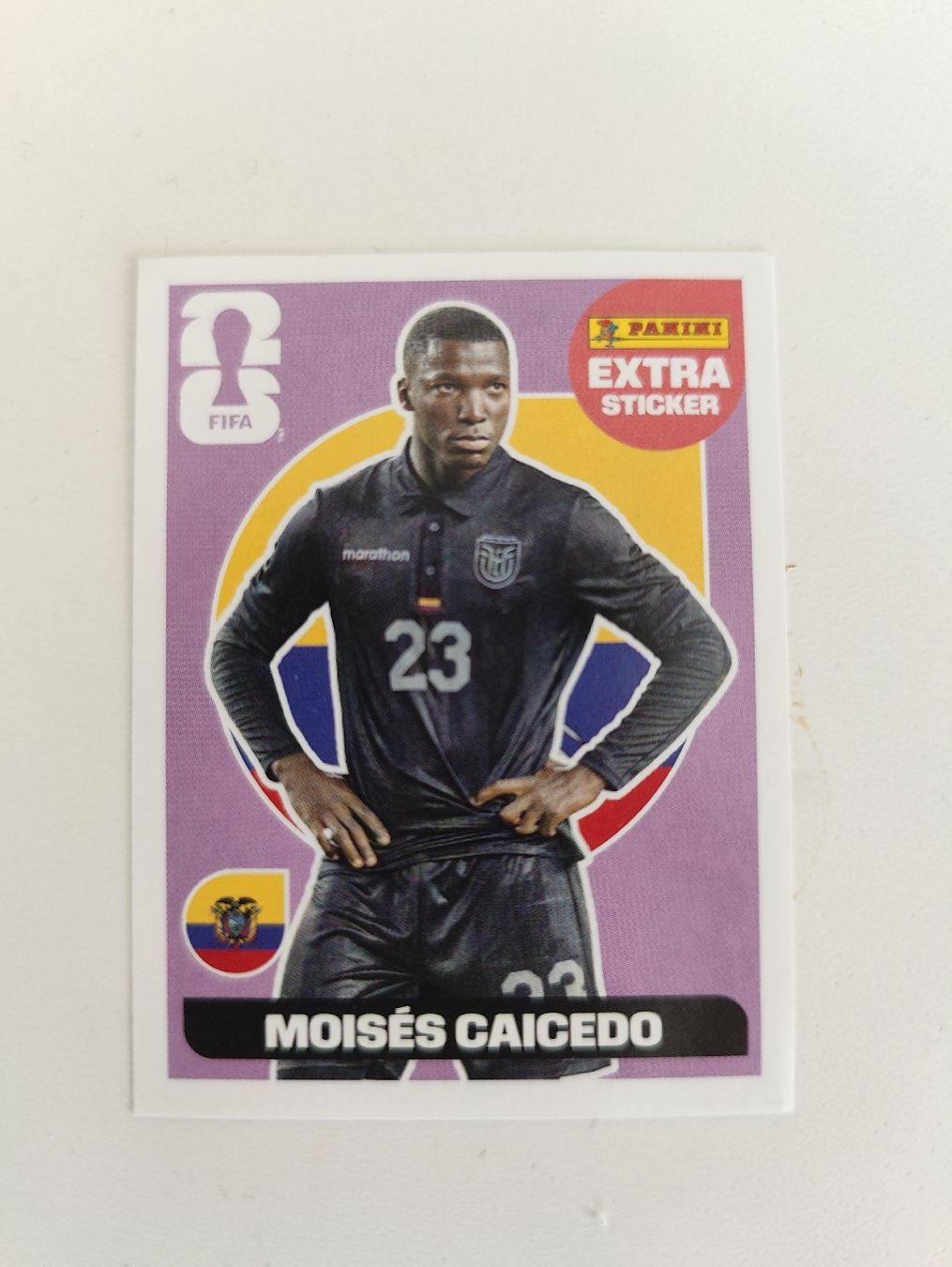 Panini Carte collezionabili: Panini extra sticker Moises Caicedo – Nuovo e nell'imballaggio originale da Wiesendangen venduto da Chabibobele