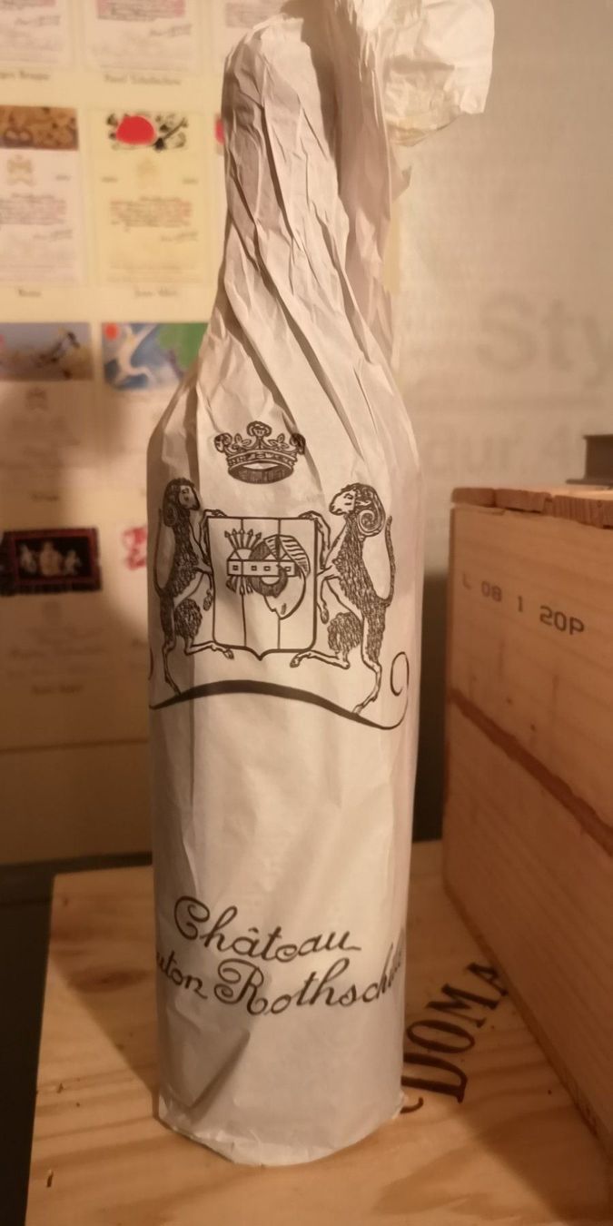 Mouton Rothschild Vino: Chateau Mouton Rothschild 1998 – Nuovo e nell'imballaggio originale da Meggen venduto da Bilanz70 2