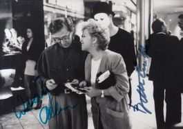 Woody Allen + Bette Midler - altes, orig. sign. HGF