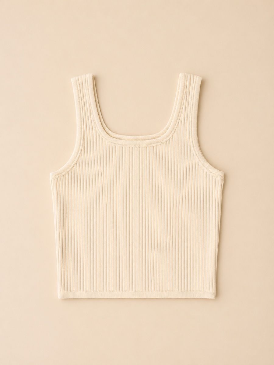 H&M Blouses, T-shirts & Tops: DÉBARDEUR CÔTELÉ CRÈME H&M – Neuf (Voir description) à Lausanne par mar_6snp 1