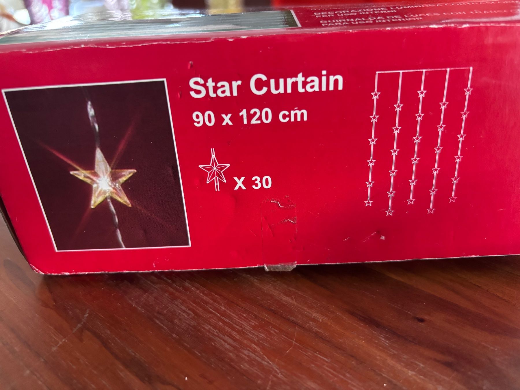 Lichterketten & Leisten: Sternen Vorhang 120 cm – Gebraucht aus Balsthal von Uroby 1
