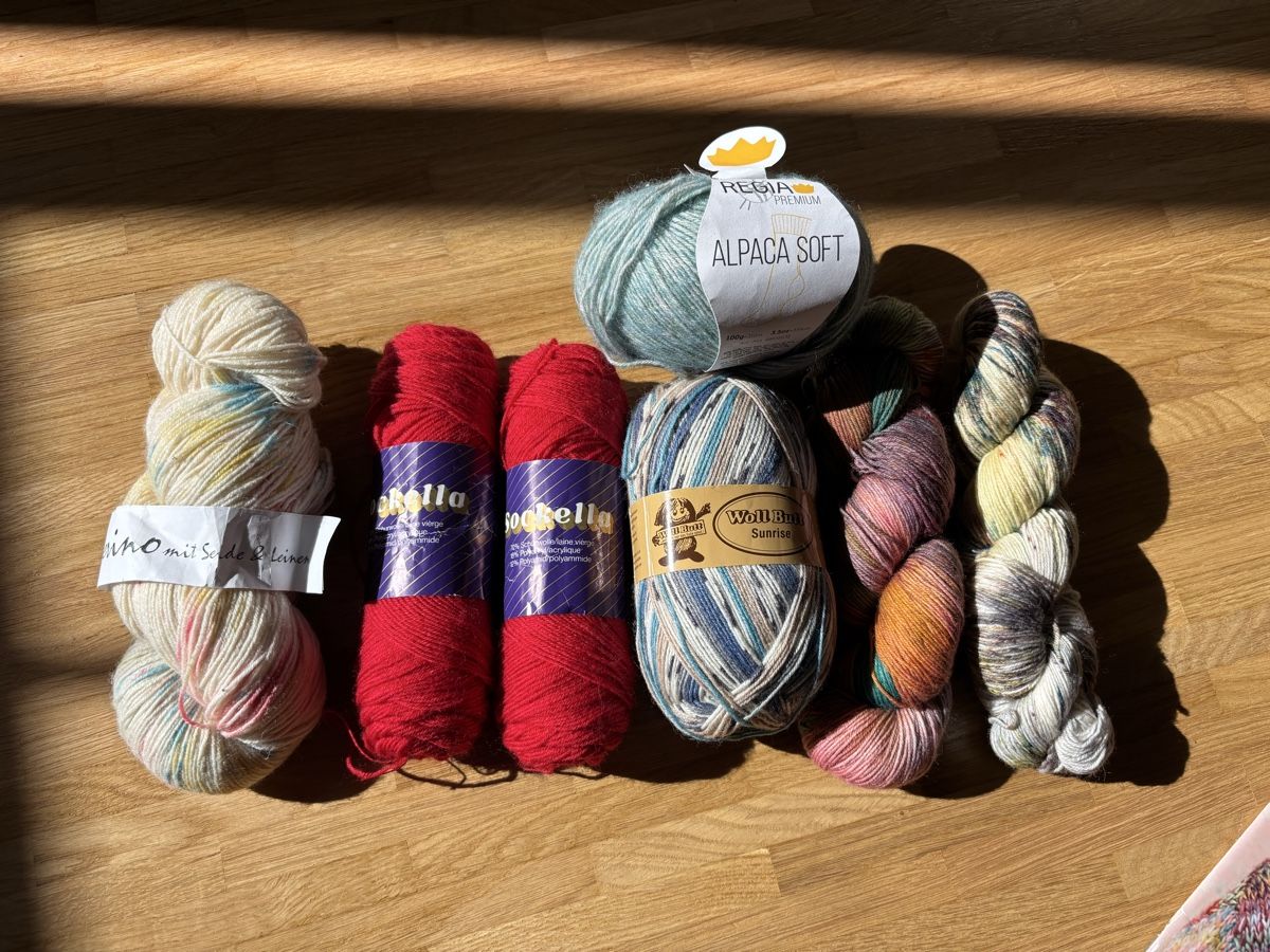 Lana: Sockenwolle Paket – Nuovo (secondo la descrizione) da Kestenholz venduto da marina_w01
