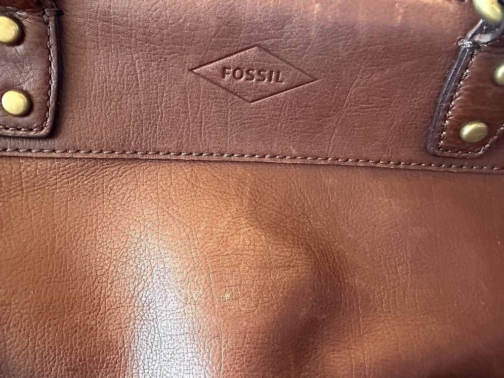 Borse da donna: FOSSIL LEDERTASCHE IN BRAUN – Usato da Winterthur venduto da mom_56bv 3