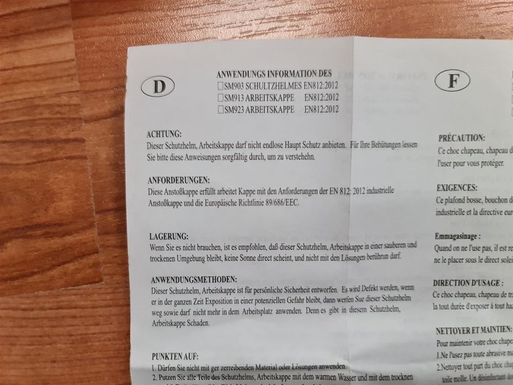 Protezione per viso e udito: neuer Baustellenhelm getarnt als Kappe ab 1.- – Nuovo e nell'imballaggio originale da KRINAU venduto da Mio_Liqstyle 5