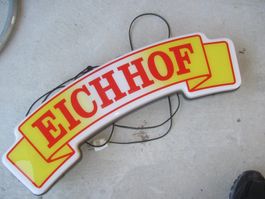 Leuchtreklame Eichhof Bier 70cm Indoor - funktioniert