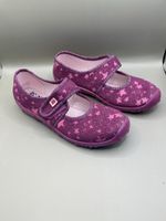 Hausschuhe Mädchen Gr. 32 lila mit Sternen-Muster