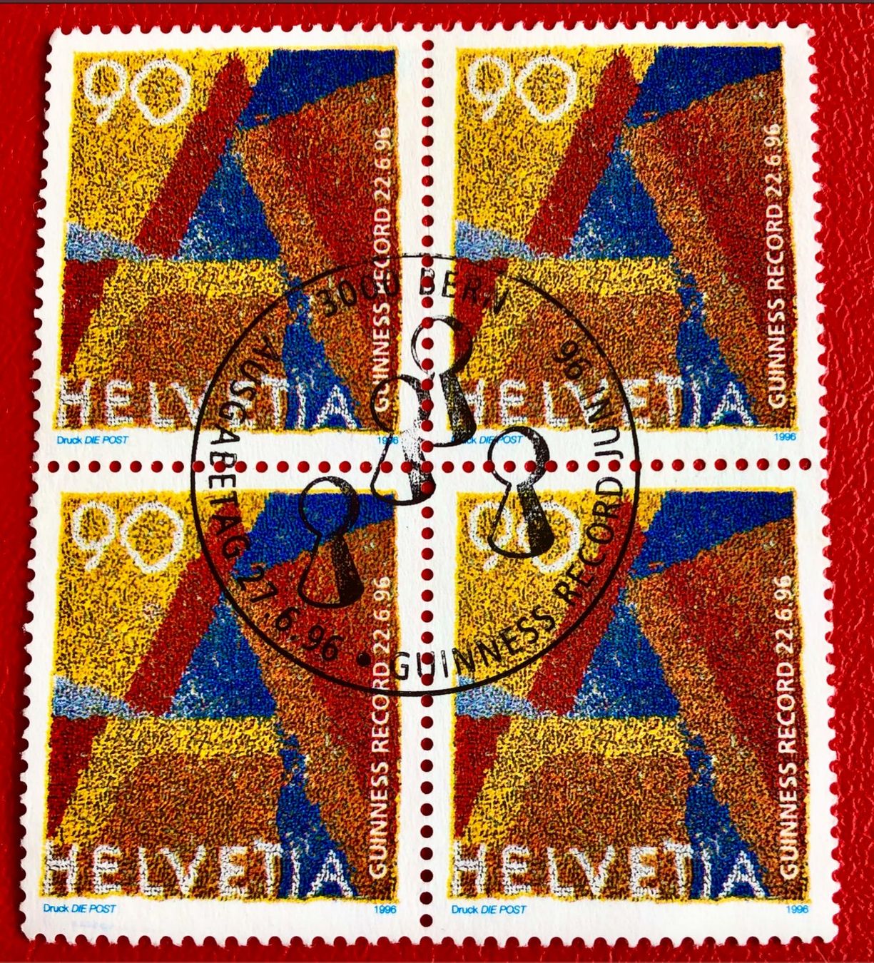 Tutti i francobolli: 4 er Block Nr.896 mit ETstempel Bern – Usato da Aarau venduto da Billa007