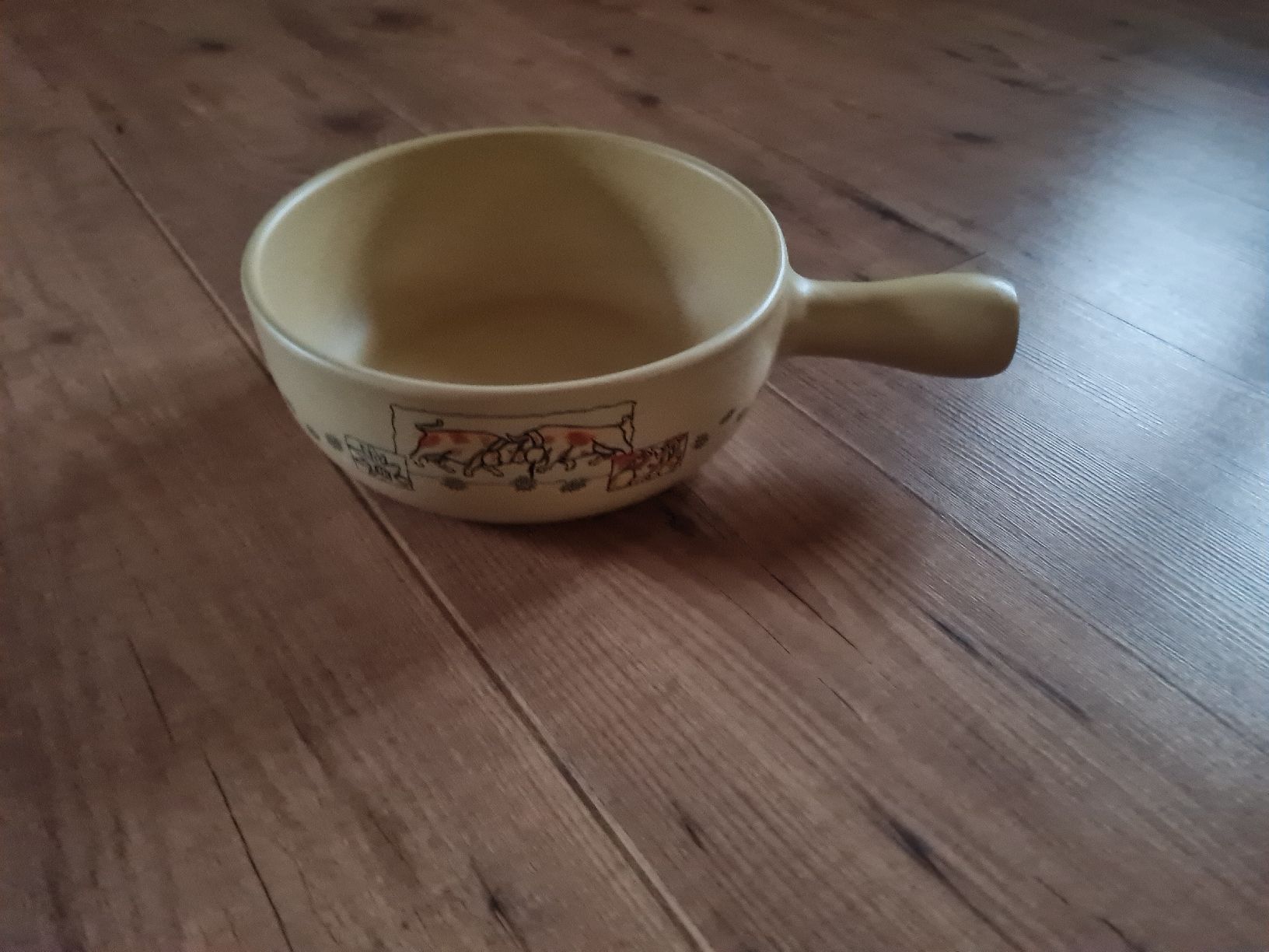 Padelle: Fonduecaquelon Keramik neu – Nuovo (secondo la descrizione) da Münsingen venduto da Cuci31