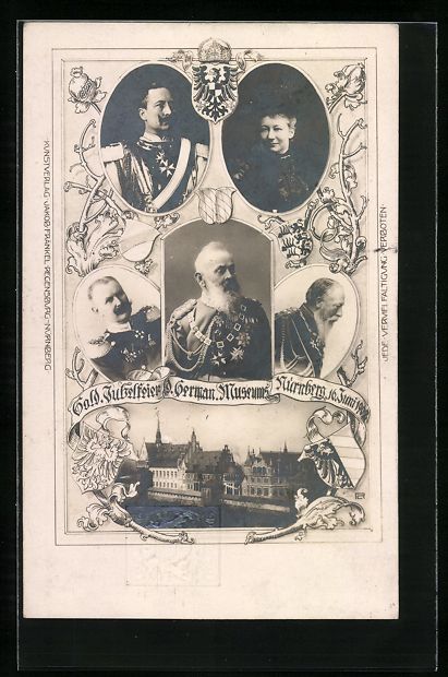 Cancelleria postale: Nürnberg, Gold. Jubelfeier d. German. M – Usato da Berlin venduto da bartko-reher